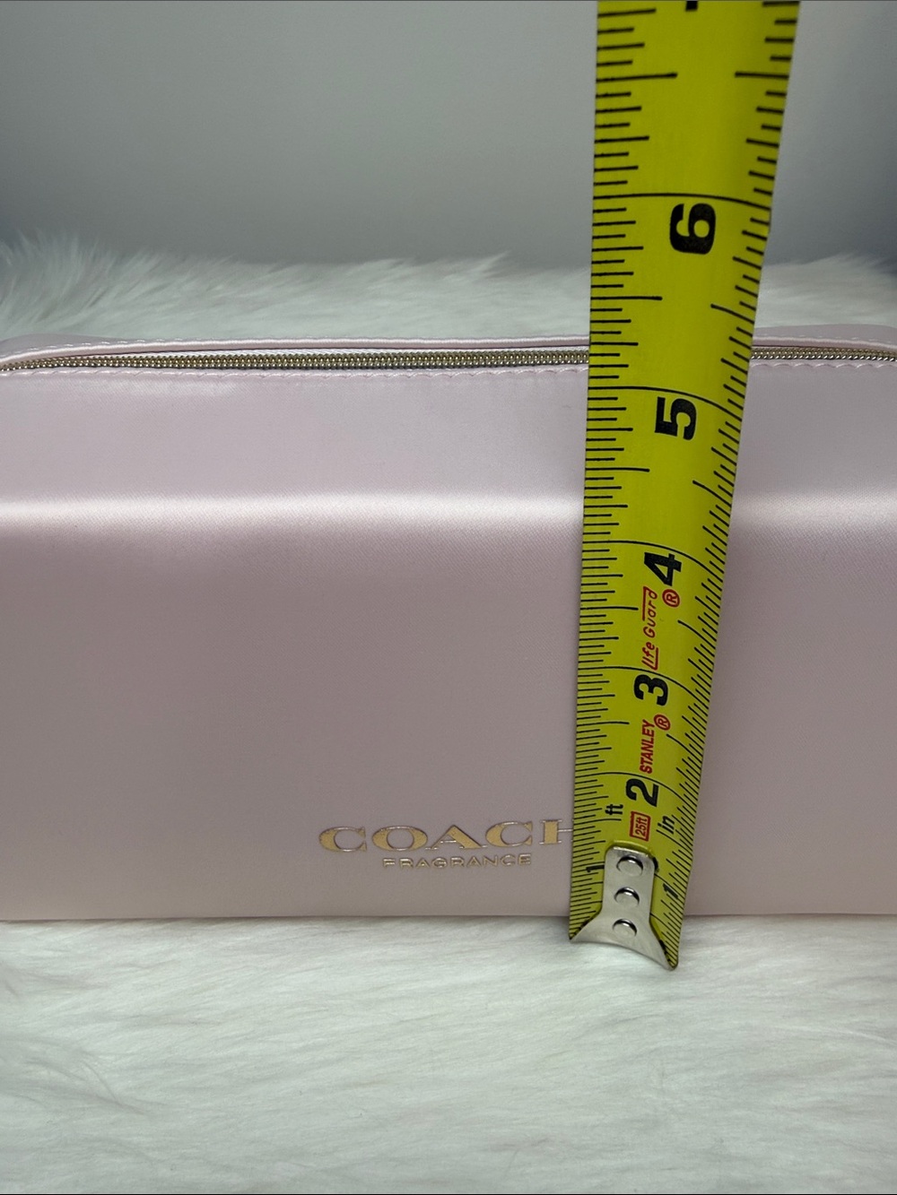 NWT Coach Fragrance Pink Toiletry Pouch, Cosmetics Bag, Makeup Bag - Picture 14 of 15